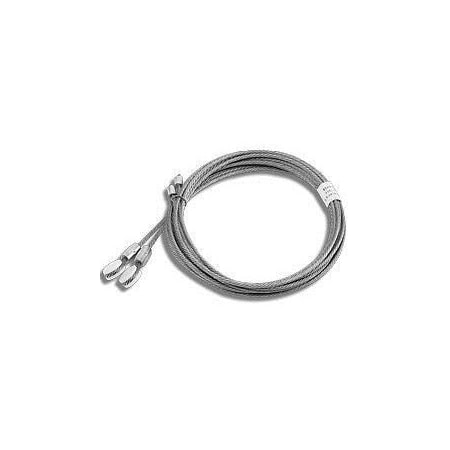 Fleet Engineers Cable Set, Roll-Up Door, Std, 105.00 In. Cable, 5/16 Cable Eye, 7 X 19 Stainless 025-01431